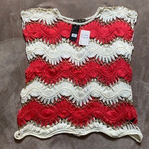 NEW Velzera ivory / off-white top, size S/M